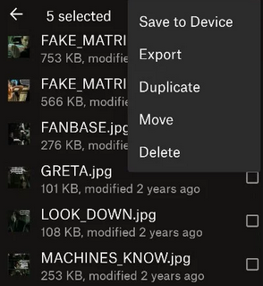 recover data from formatted android phone via dropbox