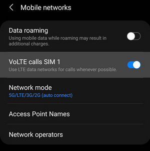 reset network settings
