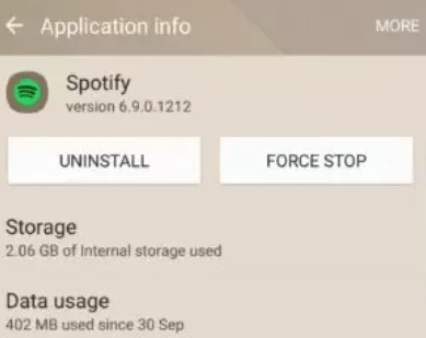 reinstall spotify