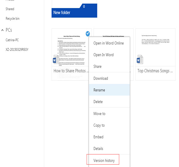 how to recover data from lost phone via onedrive