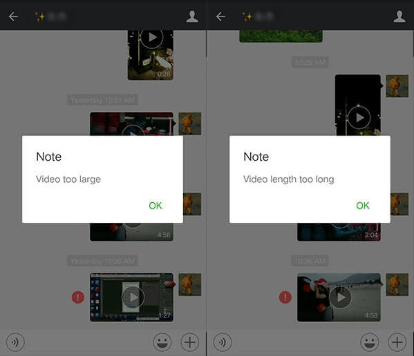 wechat cannot send files