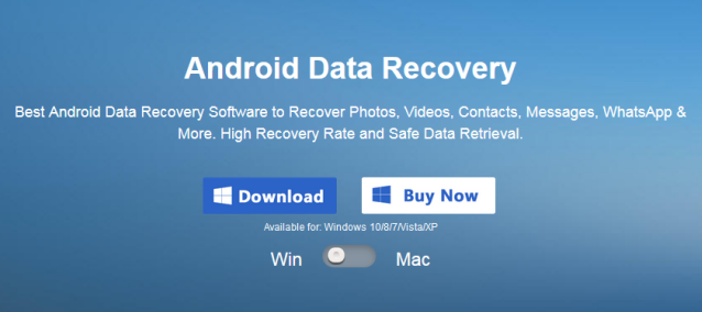 how to recover android data from fucosoft