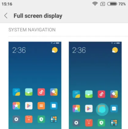 enable full screen feature