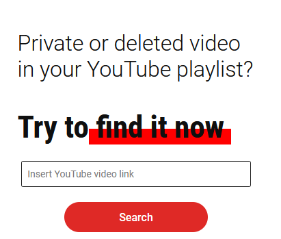 how to recover deleted videos from youtube via youtube video finder