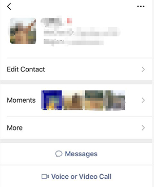 delete contacts from wechat manually