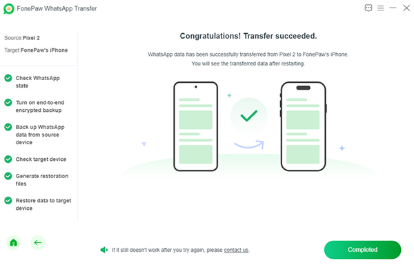 how to use fonepaw whatsapp transfer