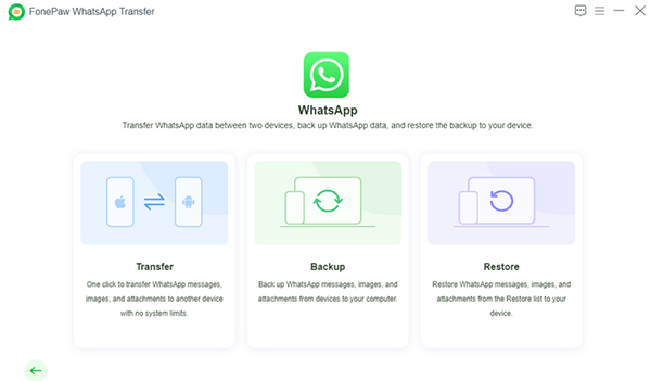choose the transfer option