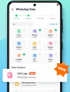 how to use mutsapper chat app transfer