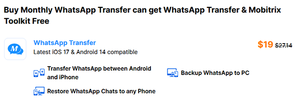 mobitrix whatsapp transfer pricing