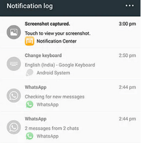 see deleted messages on whatsapp in vivo from notification log
