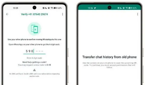 transfer whatsapp messages to new phone iphone or android via qr code