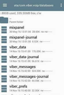 retrieve deleted viber messages from its database