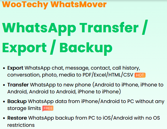 wootechy whatsmover review