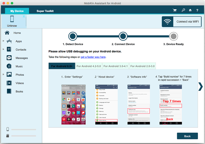 enable usb debugging on android phone