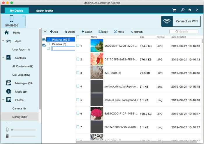 manage photo albums on mac