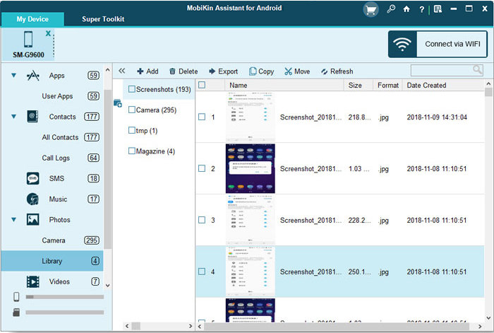 screenshot call log images for printing