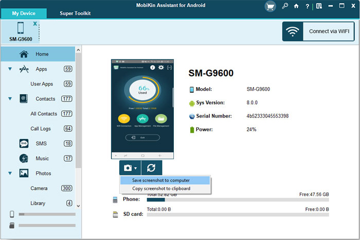 transfer contacts from lg phone to computer with mobikin