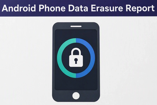 android phone data erasure report