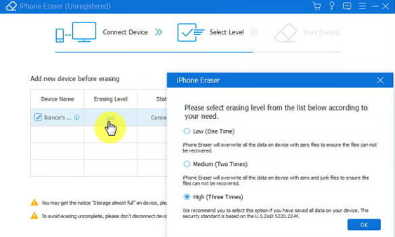 apeaksoft iphone eraser review
