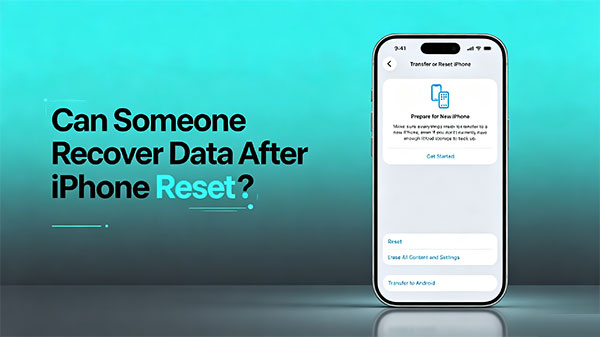 can someone recover data after iphone reset