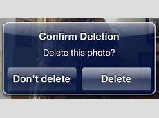confirm to delete instagram photos on iphone ipad