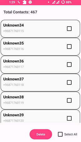 google pixel contacts eraser like delete all contacts one tap