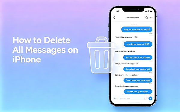 how to delete all messages on iphone