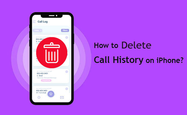 delete call history iphone