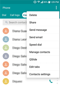 delete android contacts before adding them again