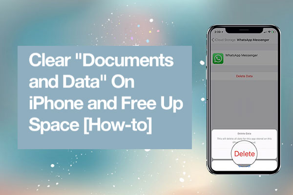  delete documents and data on iphone