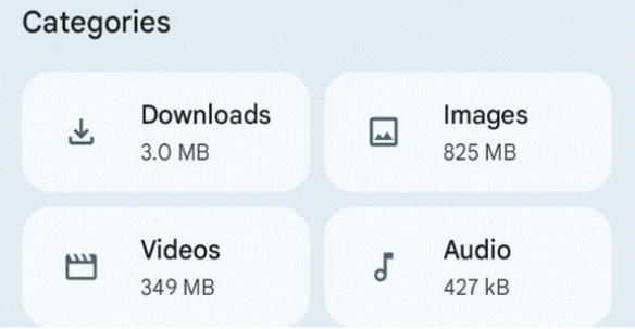 how to delete android downloads using google files