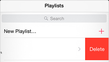 how to remove playlist from iphone