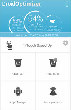 cleaning app for free like droid optimizer