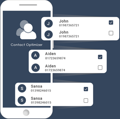 delete contacts from infinix phone via duplicate contacts finder pro