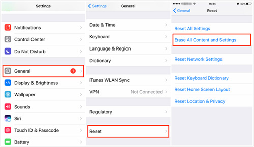 how to factory reset iphone