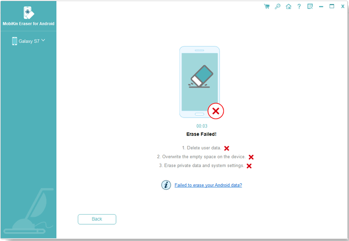 Fail to Erase Android Data - Case 1