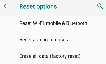 how to delete everything from android phone by factory reset