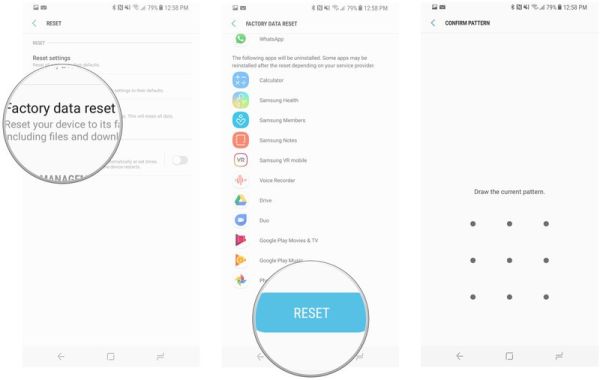 how to unfreeze a samsung tablet by factory reset