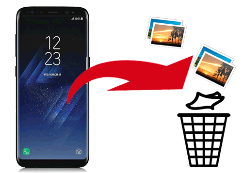 how to delete photos from samsung phone
