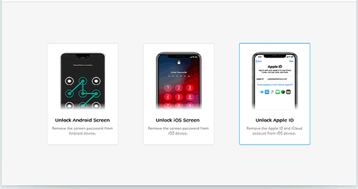 choose the unlock apple id section