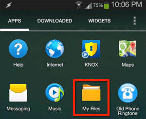 delete media files in my file