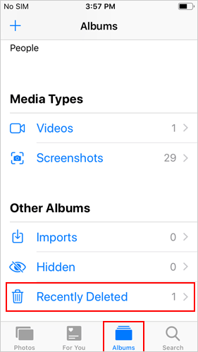 how to permanently delete photos from iphone - 1