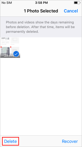 Permanently Delete Photos from iPhone - 2