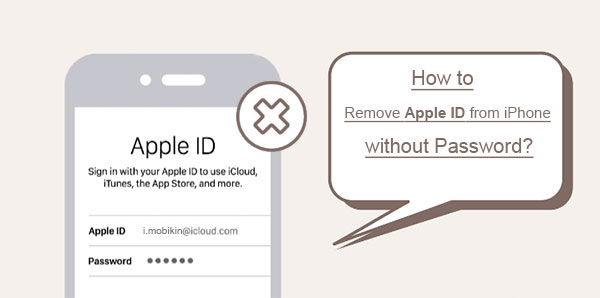 remove apple id from iphone without password