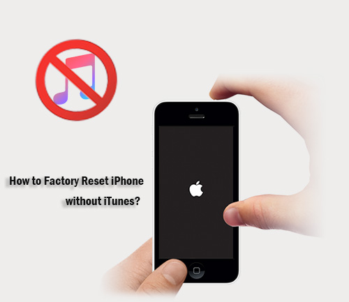 how to reset iphone without itunes