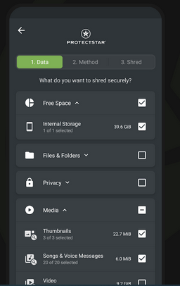 oneplus data eraser like secure erase ishredder