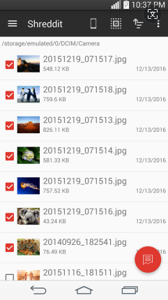 android data eraser like shreddit