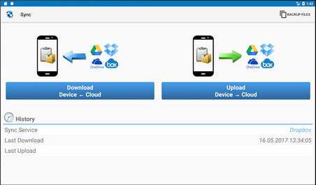 android space manager like stock tracker