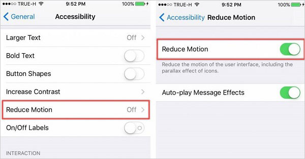 disable reduce motion to fix activation unsuccessful imessage on ios 16
