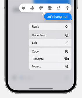 undo send imessages